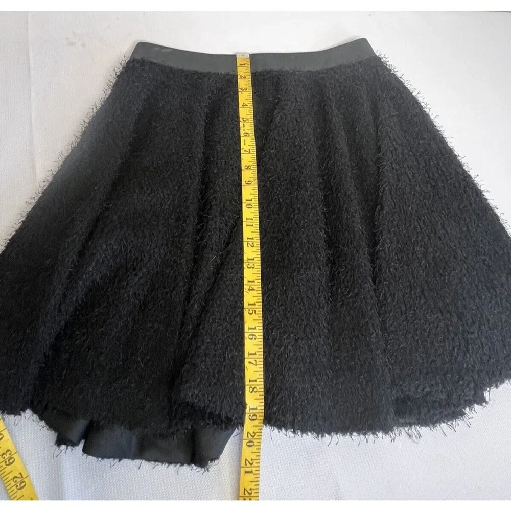 Gaoweix Xinzhan Paris Atelier Skirt Fuzzy Size L Black Witchy Whimsigoth Ballet